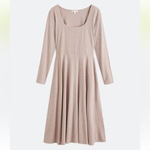 NWT Nine Britton Taupe Long Sleeve Dress w/Pockets